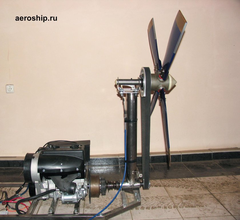 Редуктор для двигателя Лифан 27 л.с для аэролодки