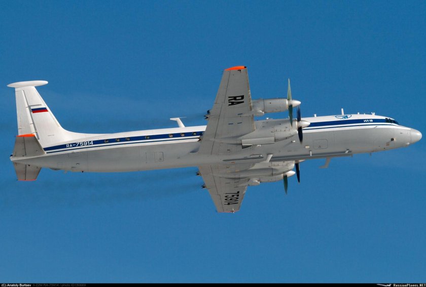 Самолет-постановщик помех ил-22пп "Порубщик