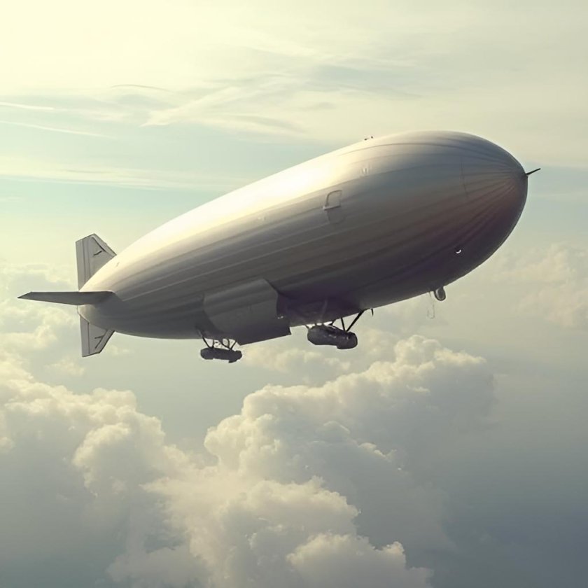 Дирижабль цеппелин живопись