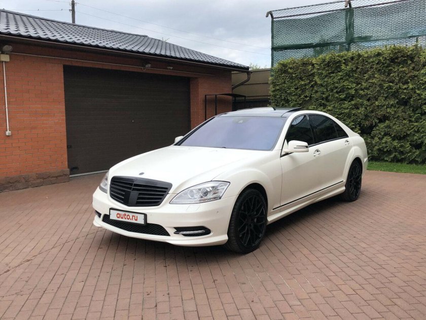 221 Мерседес белый Рестайлинг