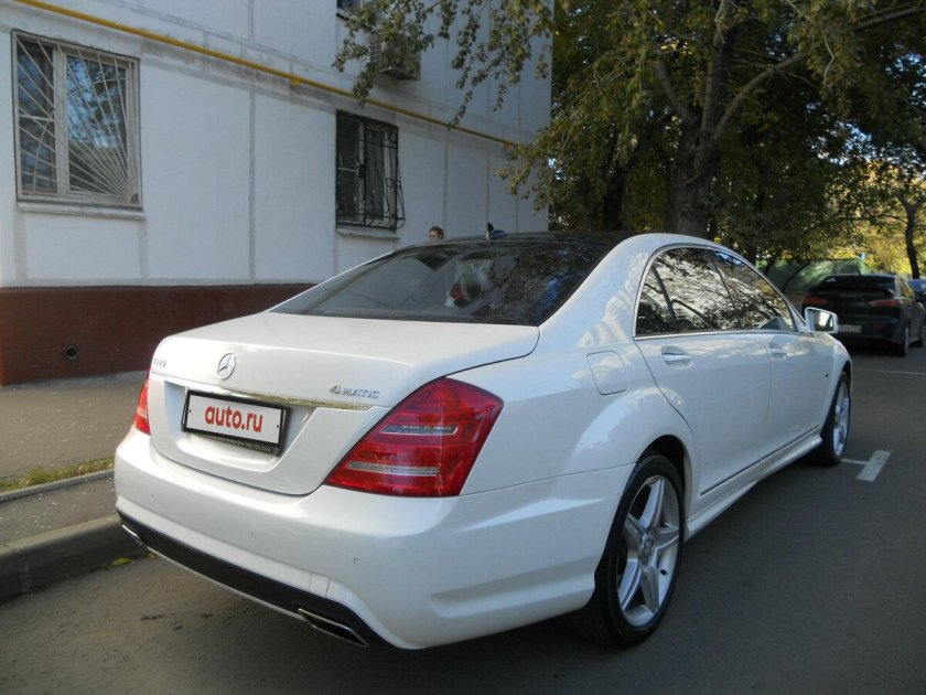 221 Мерседес белый Рестайлинг