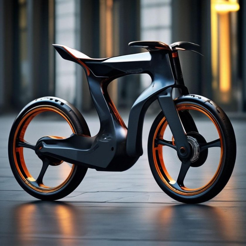 Футуристический велосипед