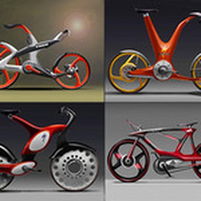 Футуристичный велосипед
