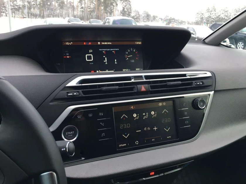 C4 Picasso приборная панель