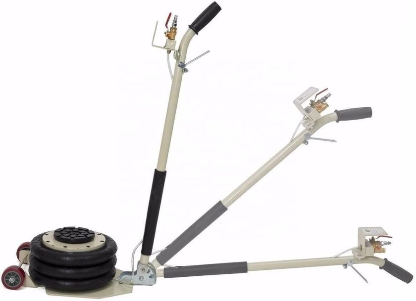 Тройной пневматический домкрат 6600 фунтов регулируемый 3 тонны