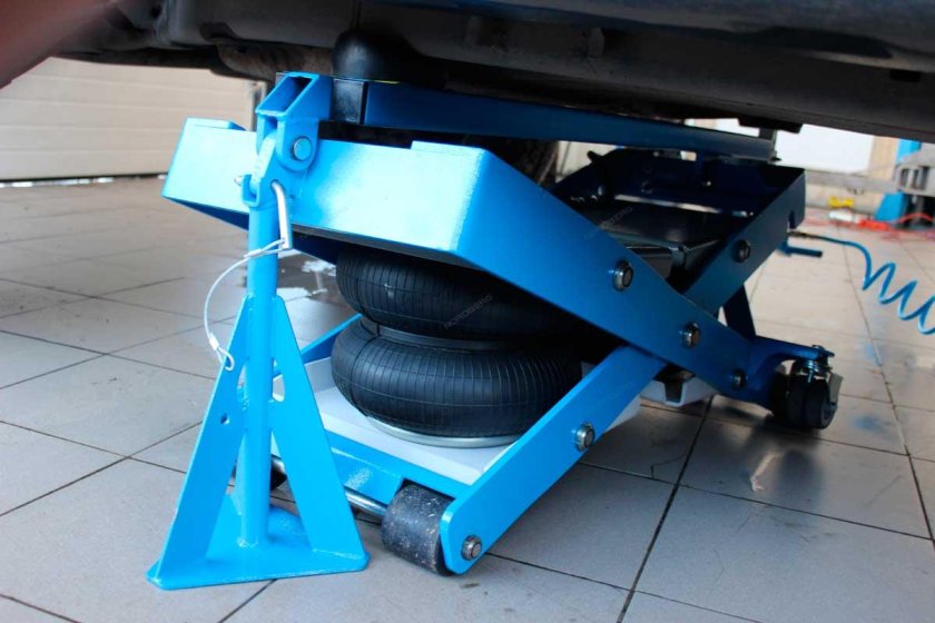 Ножничный пневматический подъемник, г/п 2,5 тонны NORDBERG n636-2,5