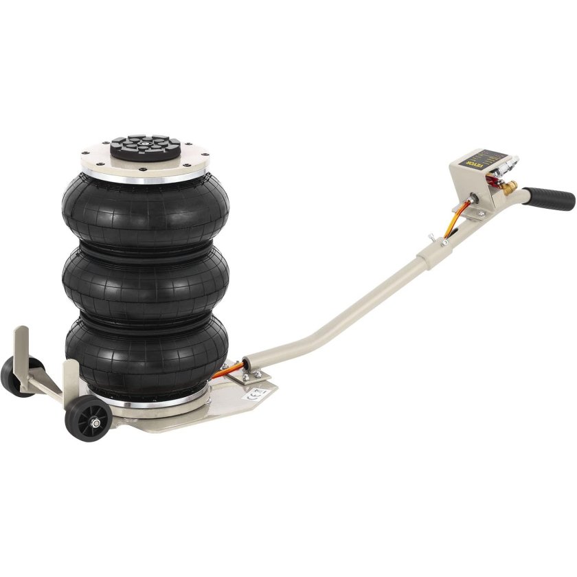 Тройной пневматический домкрат 6600 фунтов регулируемый 3 тонны