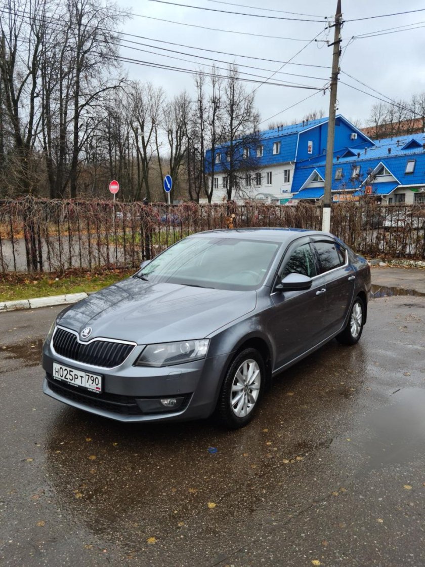 Шкода Октавия 2016 с губой
