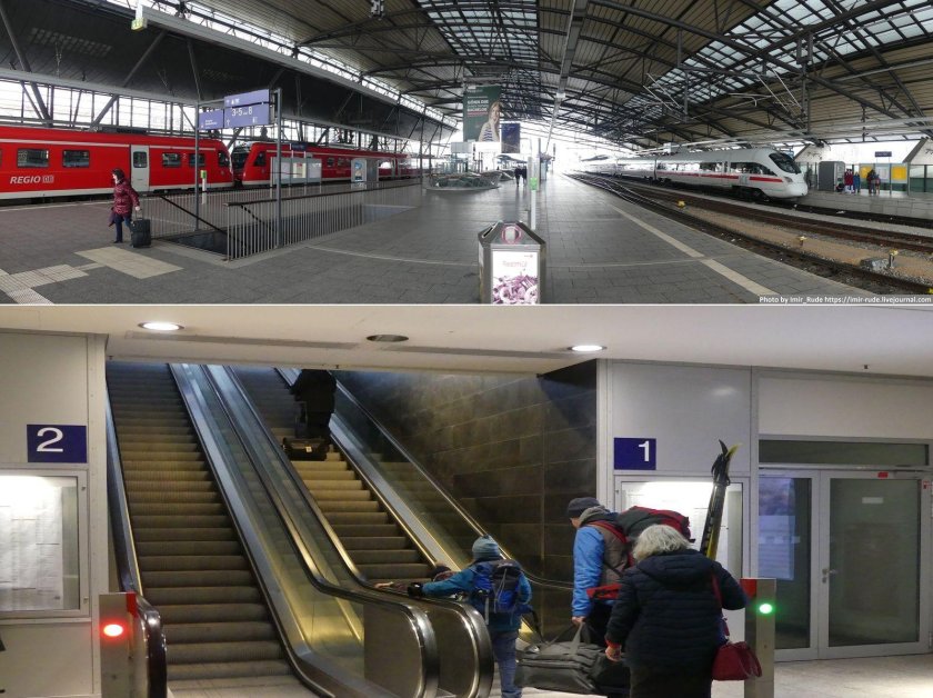 Железнодорожный вокзал Эрфурт