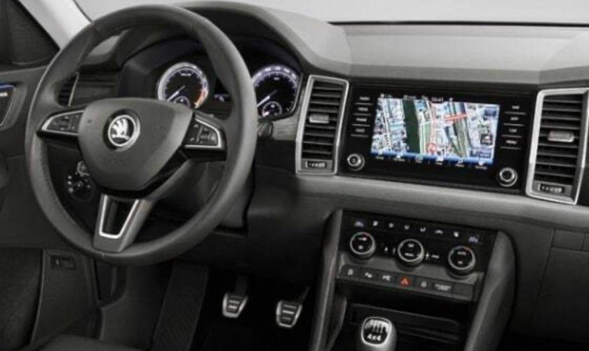 Новая Шкода Кодиак салон