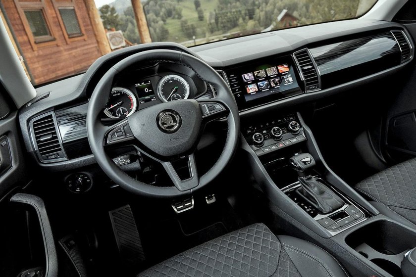 Шкода Кодиак салон внутри