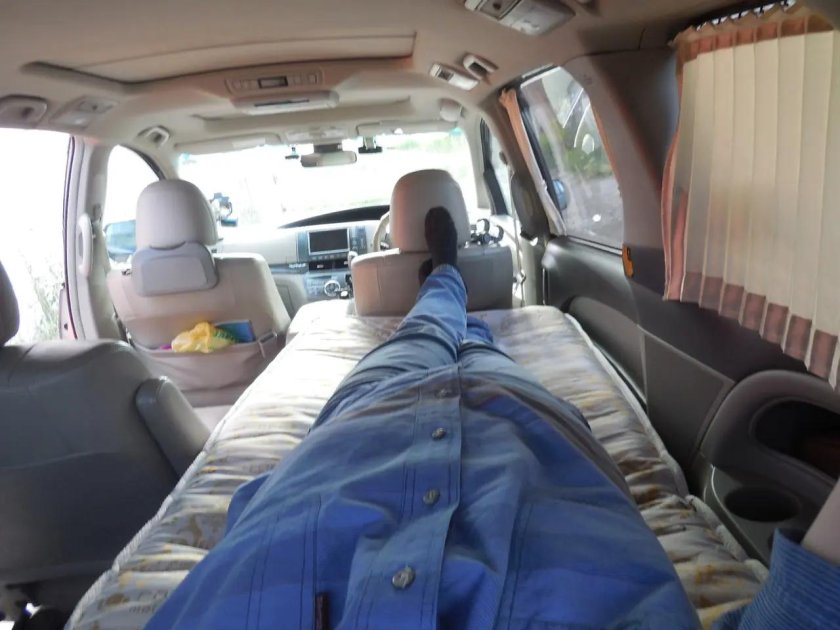 Тойота Эстима салон трансформер