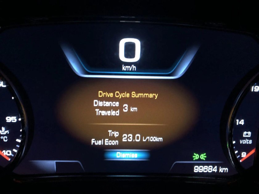 Chevrolet Malibu панель приборов