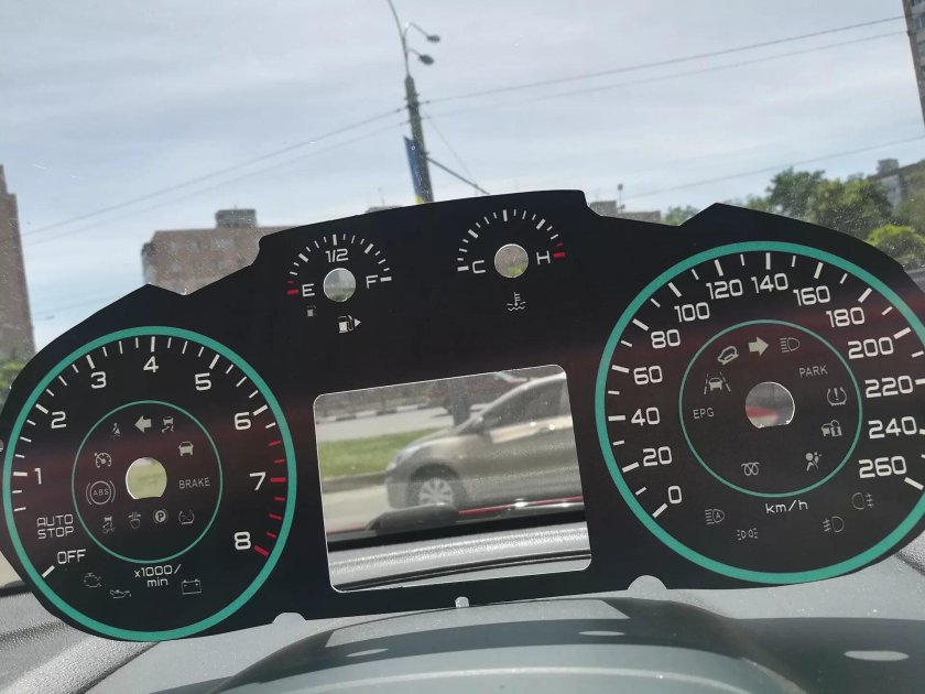 Шкалы приборов Шевроле Круз