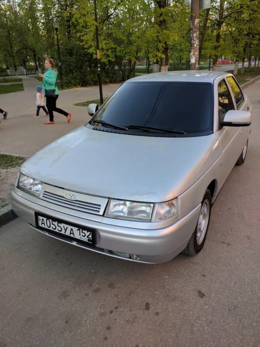 ВАЗ 2110 серая тонированная