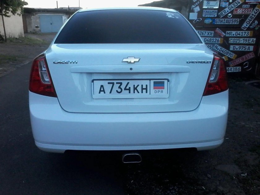 Шевроле лачетти седан зад