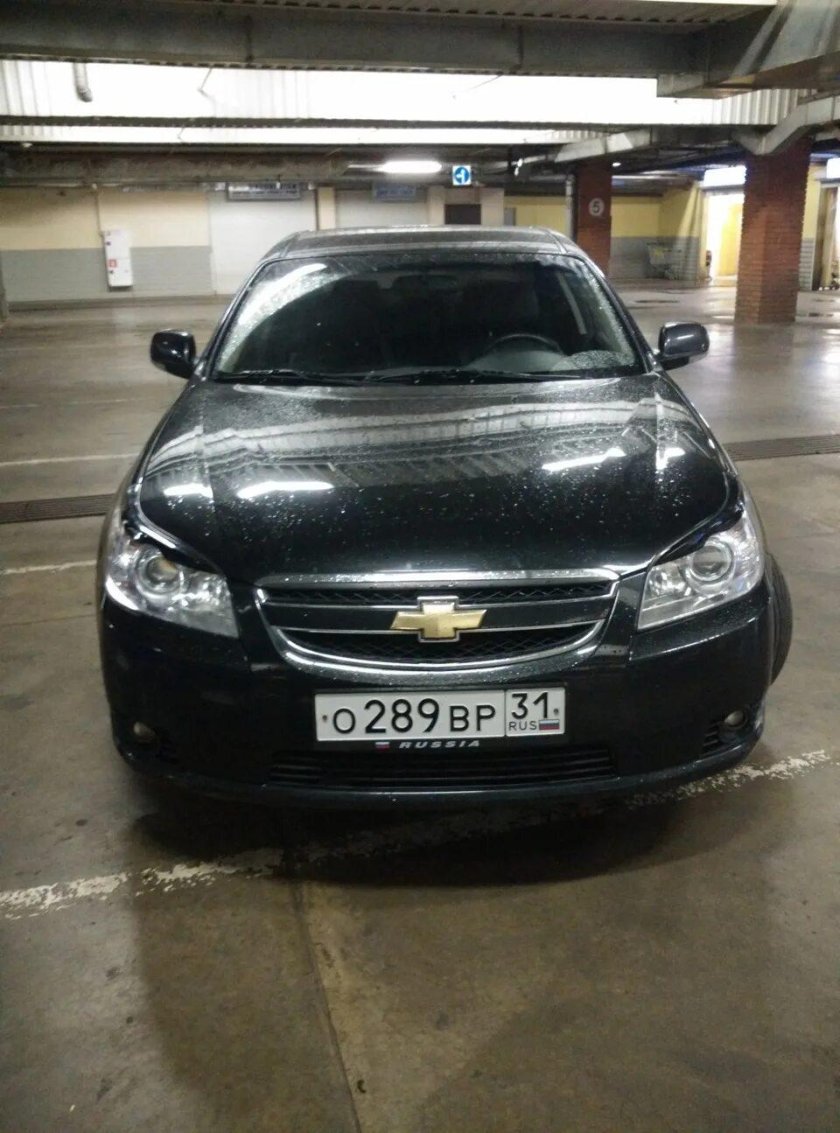 Шевроле Эпика черная тонированная