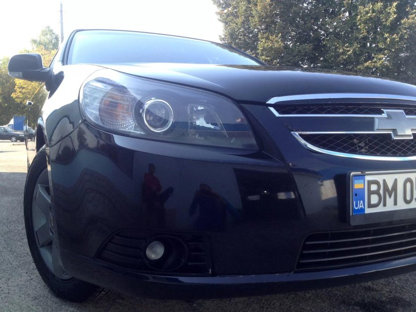 Тюнингованные фары Шевроле Эпика 2011