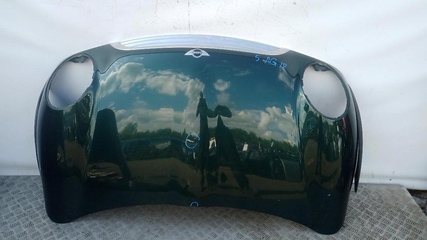 Капот mini cooper изнутри