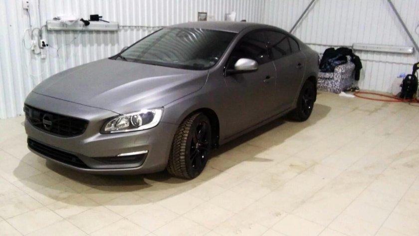Volvo s80 серый матовый