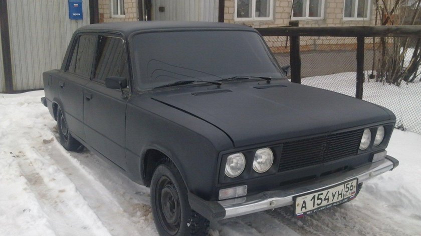 ВАЗ 2106 черный матовый