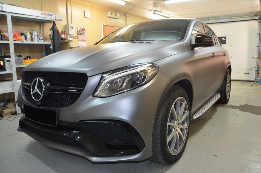 Мерседес GLE матовый