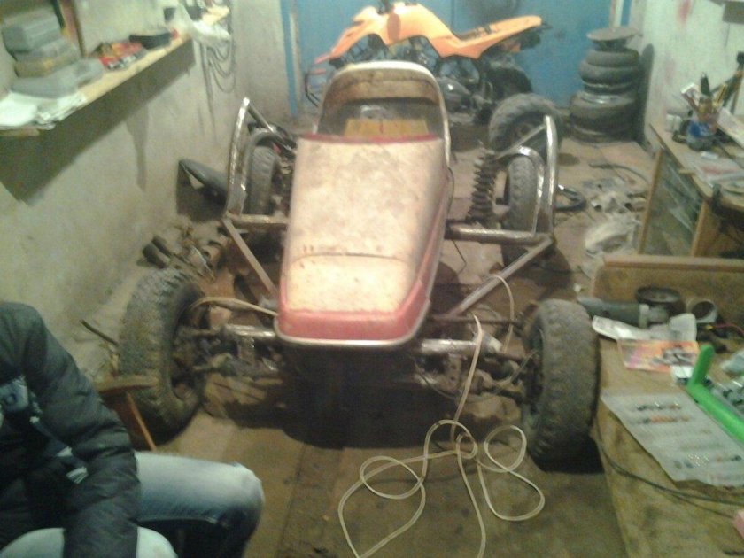 Багги из люльки от мотоцикла Урал