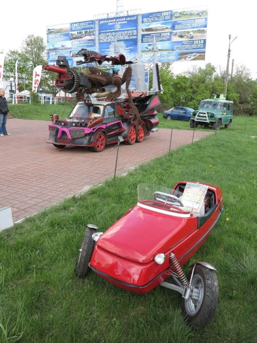 Самоходная люлька от мотоцикла
