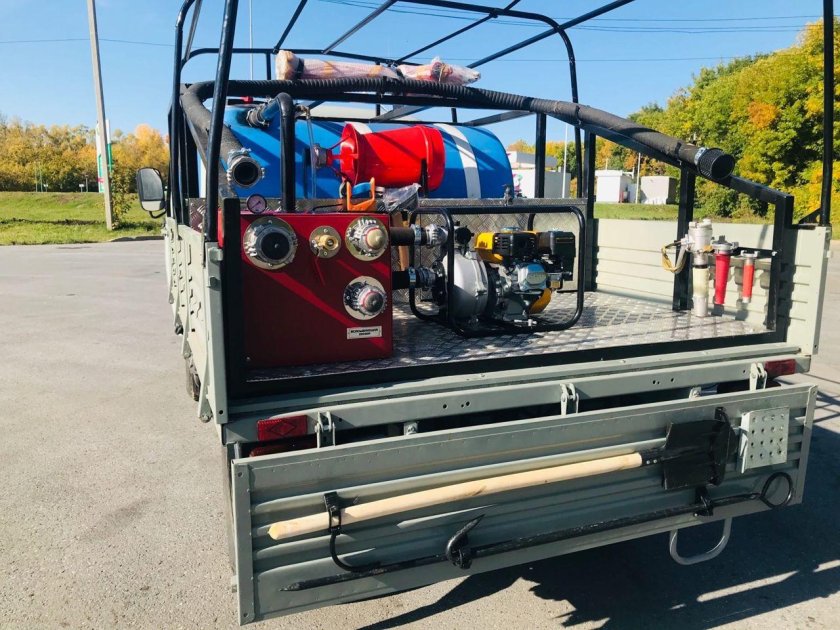 Мотопомпа пожарная