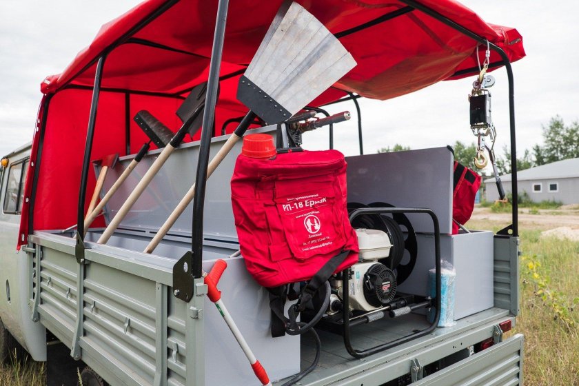 УАЗ малый лесопатрульный комплекс