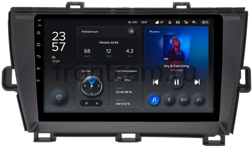 Штатная магнитола toyota