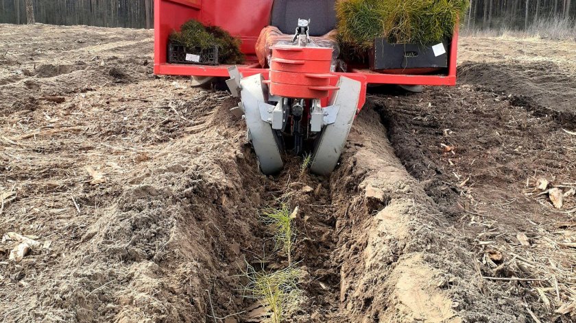 Сбн-1а лесопосадочная машина