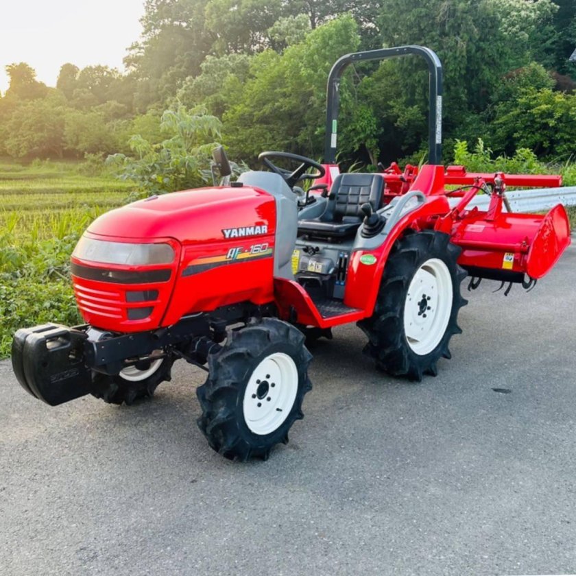 Трактор японский минитрактор мицубиси