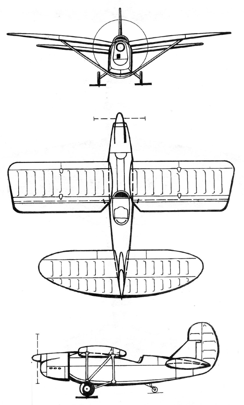 Летающая блоха минье чертежи