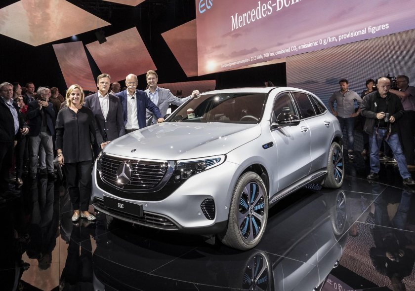 Электрокроссовер Мерседес EQC