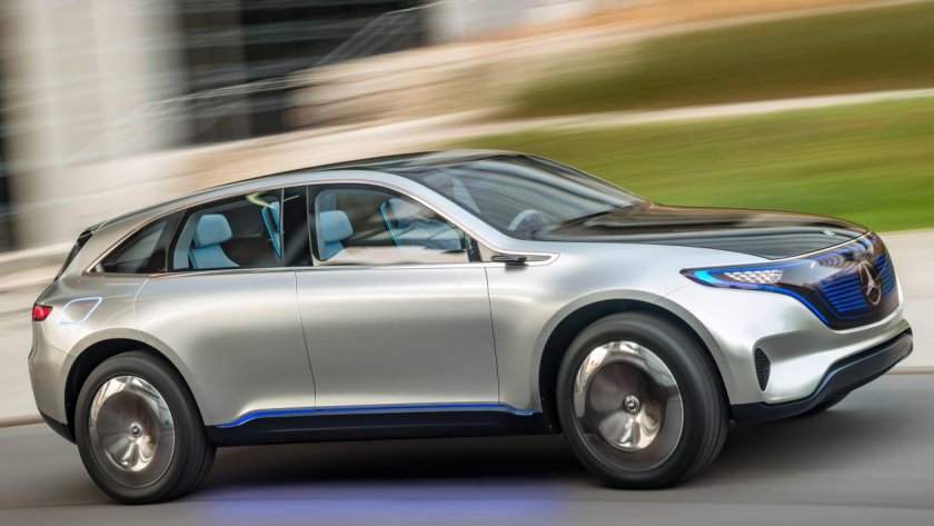 Мерседес электромобиль EQC