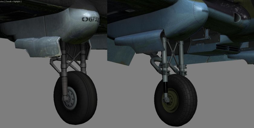 Су-57 стойки шасси