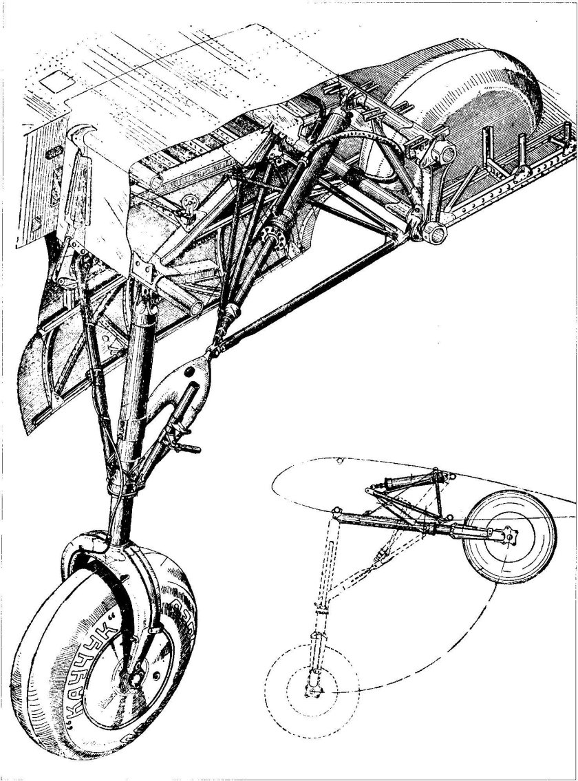 Шасси самолета ил-2