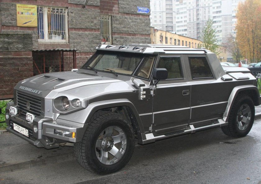 Российский внедорожник комбат т-98