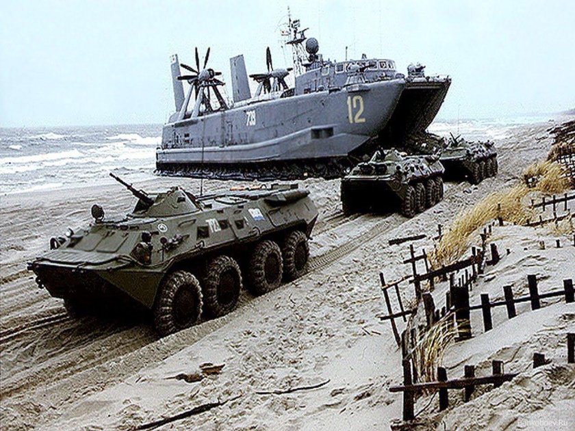 БТР-70 морская пехота СССР