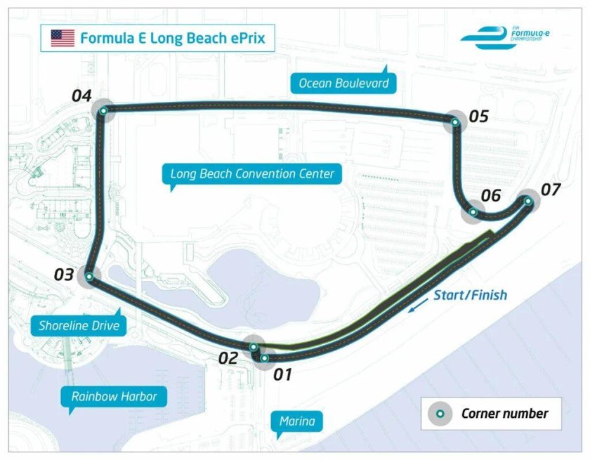 Long Beach трасса