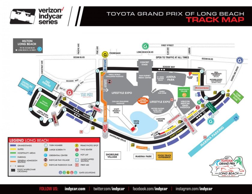 Long Beach Race track