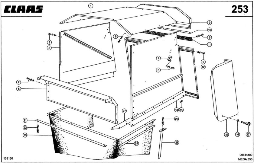 Включение молотилки Медион 310