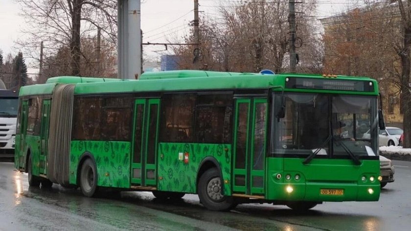 64 Автобус гармошка Челябинск