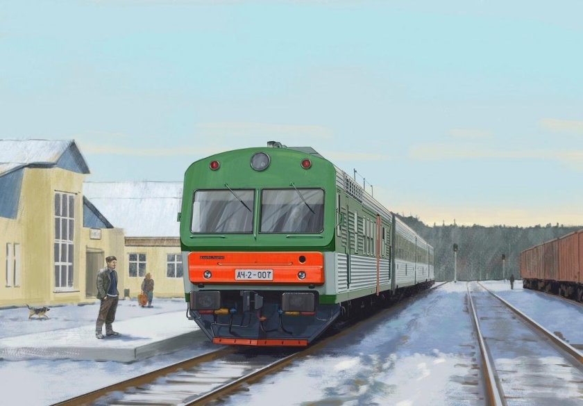 Наши поезда Модимио тэп70