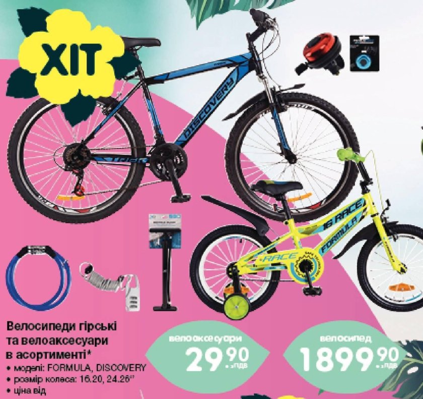 Лента акции велосипед