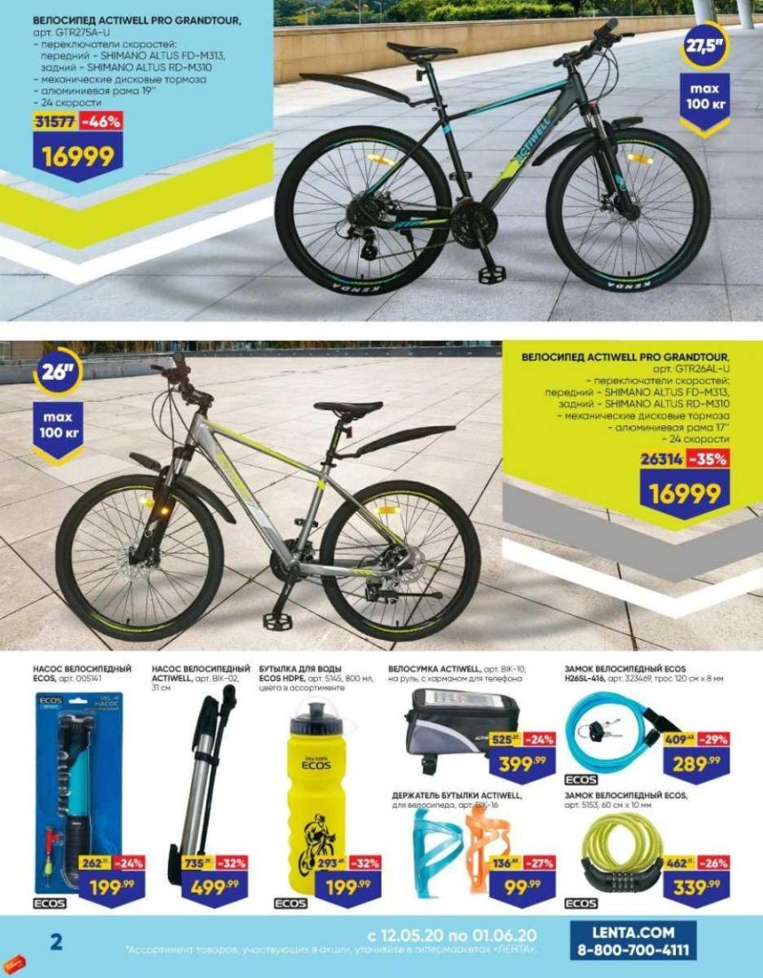 Лента велосипед Actiwell