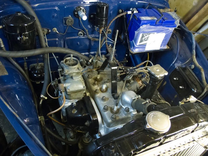 ГАЗ 20 победа мотор