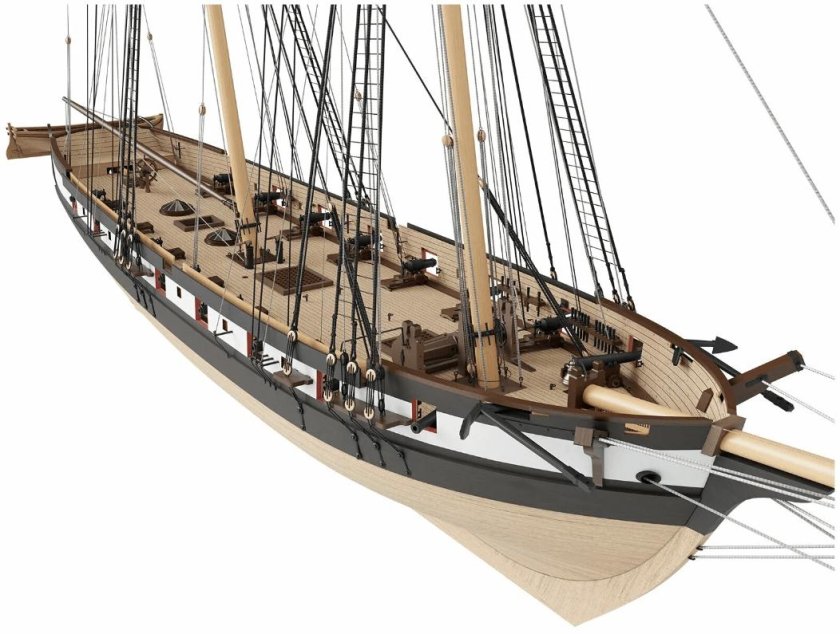 Шхуна Ласточка модель