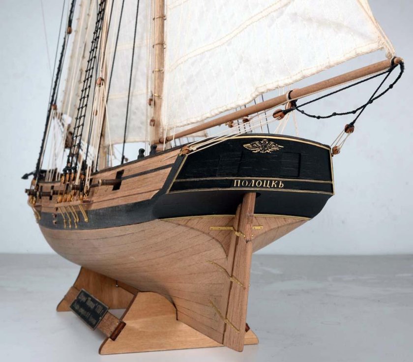 Master korabel" модель сборная "шхуна Полоцк" плюс 1/72 мк0302р